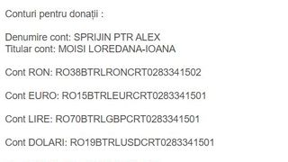 Alex Moisi face apel către toți oamenii cu suflet bun pentru a-i oferi o nouă șansă la viață
