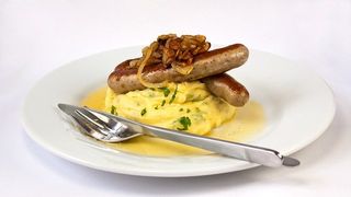 Piure de cartofi cu spanac