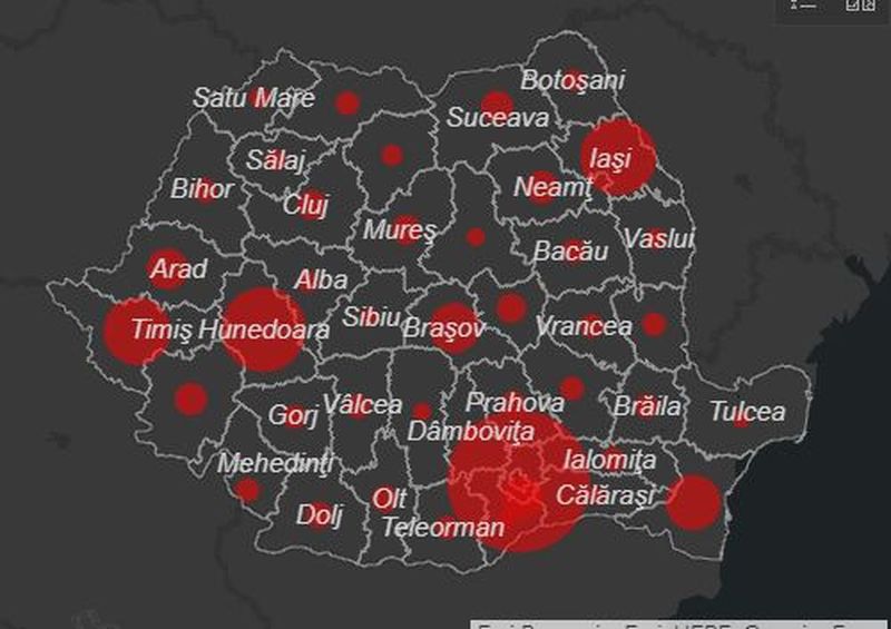 Cazuri coronavirus judete Romania