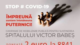Str&acirc;ngere de fonduri pentru Spitalul de Boli Infecţioase din Timişoara