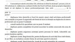 Declarație propria răspundere