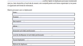 Declarație propria răspundere