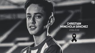 Atletico Madrid anunţă că unul dintre juniorii săi, Christian Minchola, a murit la doar 14 ani