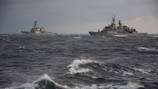 Antrenamente militare Marea Neagra