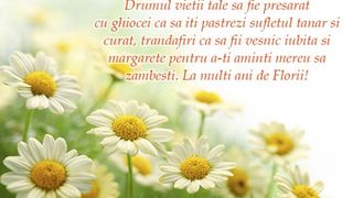 Mesaje de Florii 2020 - La multi ani de Florii - Urari de Florii 2020 - Felicitari de Florii 2020