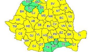 Cod galben de vânt puternic în toată ţara, începând de marţi dimineaţă