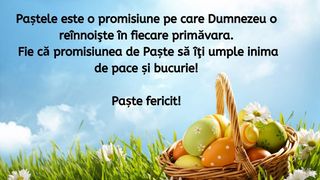 Felicitări Paște Fericit 2020. Imagini cu text: Hristos a &Icirc;nviat!