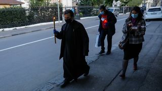 Paștele, celebrat &icirc;n izolare. Imagini senzaționale