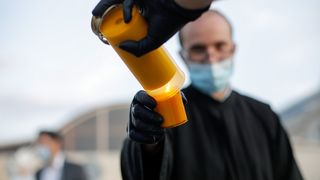 Paștele, celebrat &icirc;n izolare. Imagini senzaționale