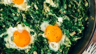 Spanac cu ou