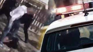 VIDEO| Scene șocante în Giurgiu: Șeful de post i-a snopit în bătaie