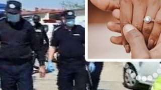 VIDEO| Mascații au descins la o logodnă, în Craiova