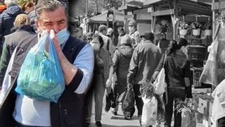 VIDEO| Aglomerație &icirc;n piețe, ca &icirc;nainte de pandemie