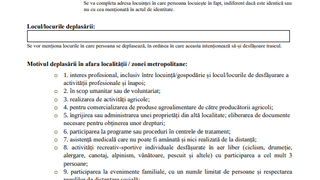 Formular STS 15 mai - Declaratie pe proprie raspundere