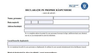 Declarația pe propria răspundere