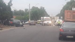 Accident devastator la Giurgiu