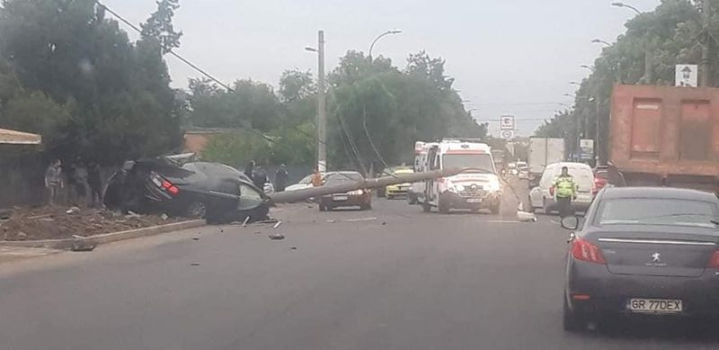 Accident devastator la Giurgiu