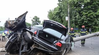 Accident devastator la Giurgiu