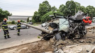 Accident devastator la Giurgiu