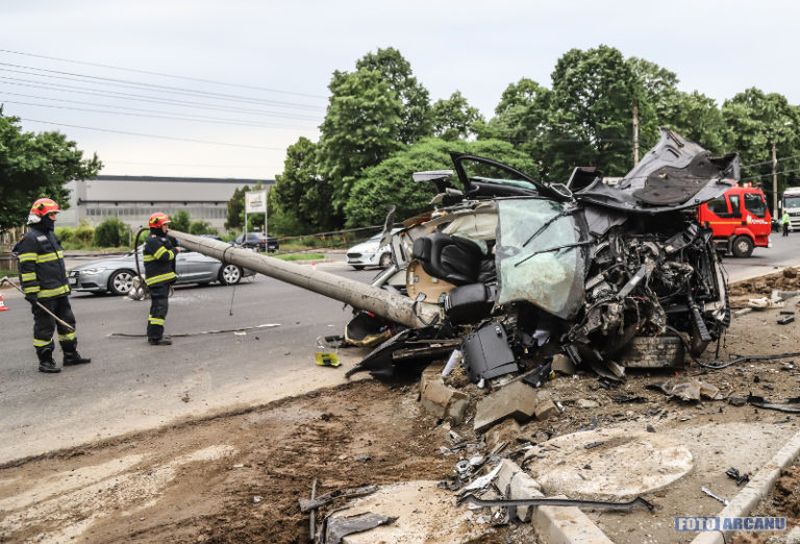 Accident devastator la Giurgiu