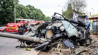 Accident devastator la Giurgiu