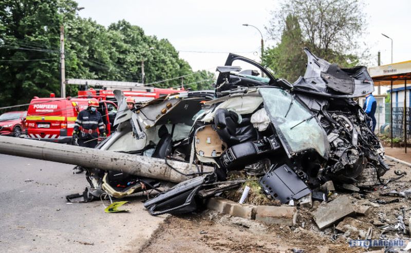 Accident devastator la Giurgiu