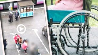 VIDEO| Femeie cu handicap, agresată într-o stație de autobuz din Cluj