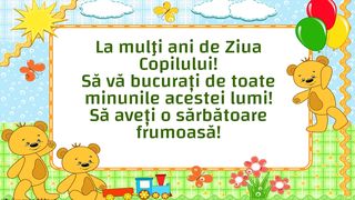 Mesaje de 1 iunie - Felicitari 1 iunie