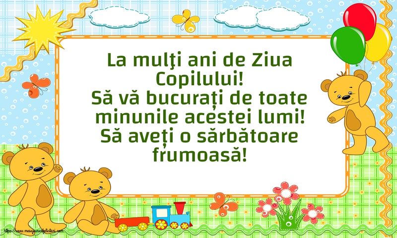 Mesaje de 1 iunie - Felicitari 1 iunie