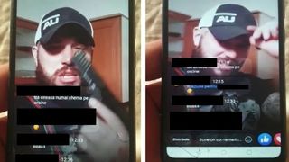 VIDEO | "Bombardierul" a scos pistolul fără frică