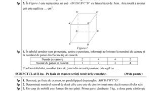 Subiecte Evaluare Nationala 2020 Matematica