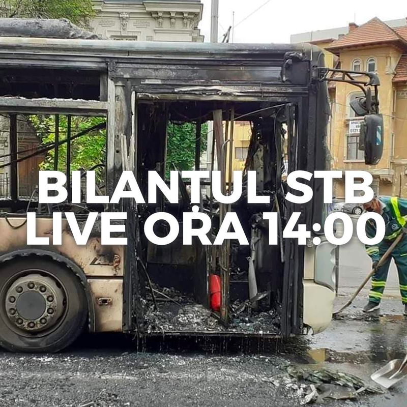 nicușor dan troleibuz a luat foc