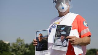 Proteste ale angajaţilor de la Ambulanţă în Bucureşti şi în celelalte oraşe din ţară