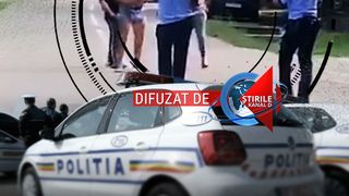 VIDEO| Doi polițiști din Gorj, umiliți cu arma-n mână. La un pas să fie linșați de doi agresori turbați de furie