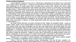 Variante BAC 2020 Rom&acirc;nă