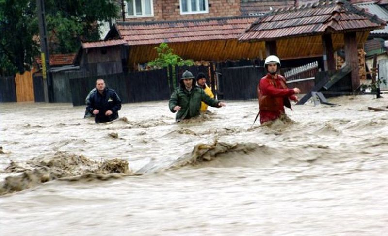 Cod rosu de inundatii in Romania
