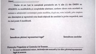 Model contestaţie Evaluare Naţională 2020. Regulament contestaţii Evaluare Naţională 2020.