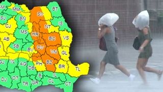 Avertizare meteo. Cod galben de ploi în aproape toată țara