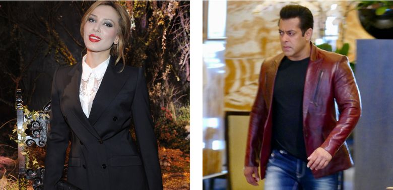 Iulia Vantur si Salman Khan