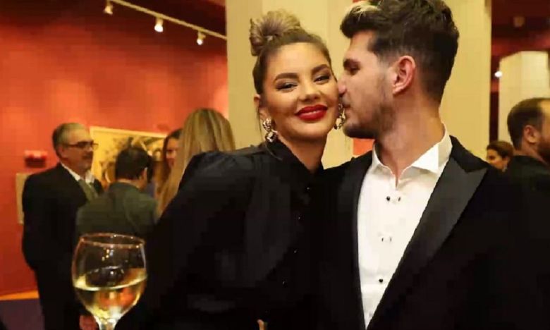 Ramona Olaru alături de iubitul ei, Cuza de la Noaptea Târziu. Ramona Olaru