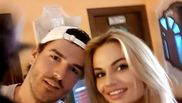 Alex Nedelcu și iubita sa