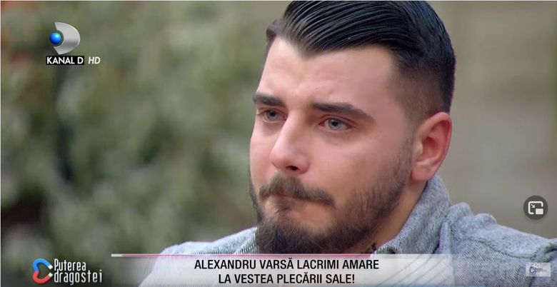 Alexandru a părăsit emisiunea Puterea Dragostei, cu ochii în lacrimi! Alexandru a părăsit emisiunea Puterea Dragostei, cu ochii în lacrimi!