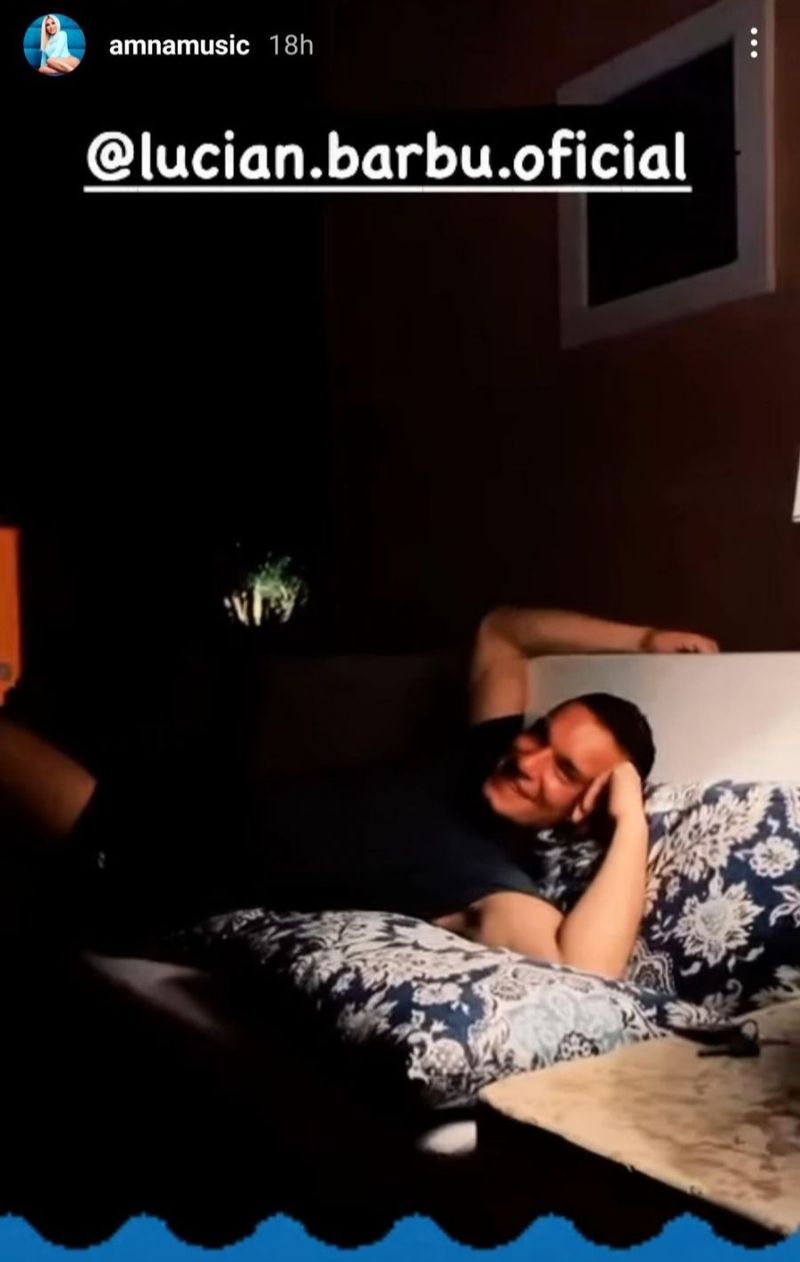 amna și lucian barbu în camera de hotel