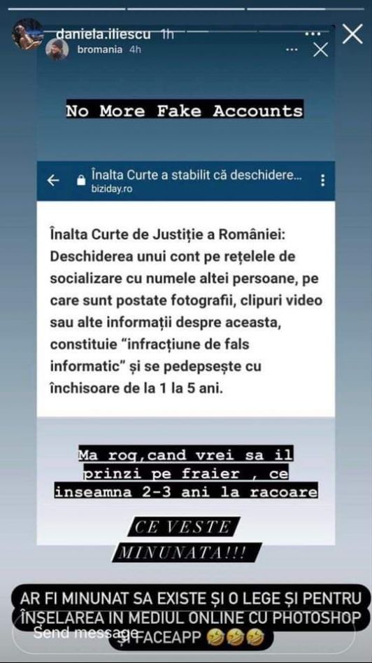 daniela iliescu se iubeste cu culita sterp