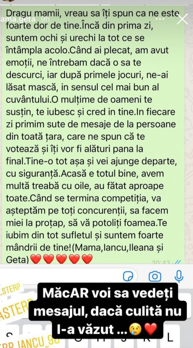mesaj culita sterp