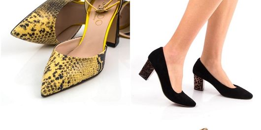 Adori pantofii de dama din piele cu insertii animal print? Designerii te invata cum sa-i asortezi!