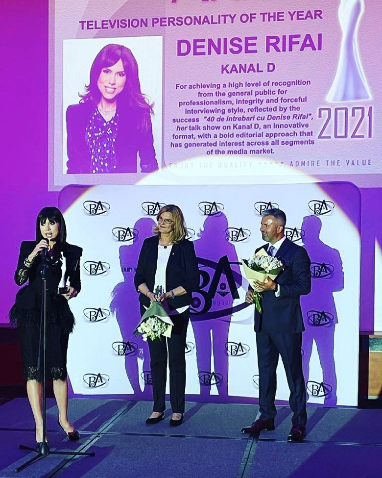 Denise Rifai a primit distincția „Television personality of the year” Denise Rifai a primit distincția „Television personality of the year”