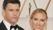 scarlett johannson si colin jost