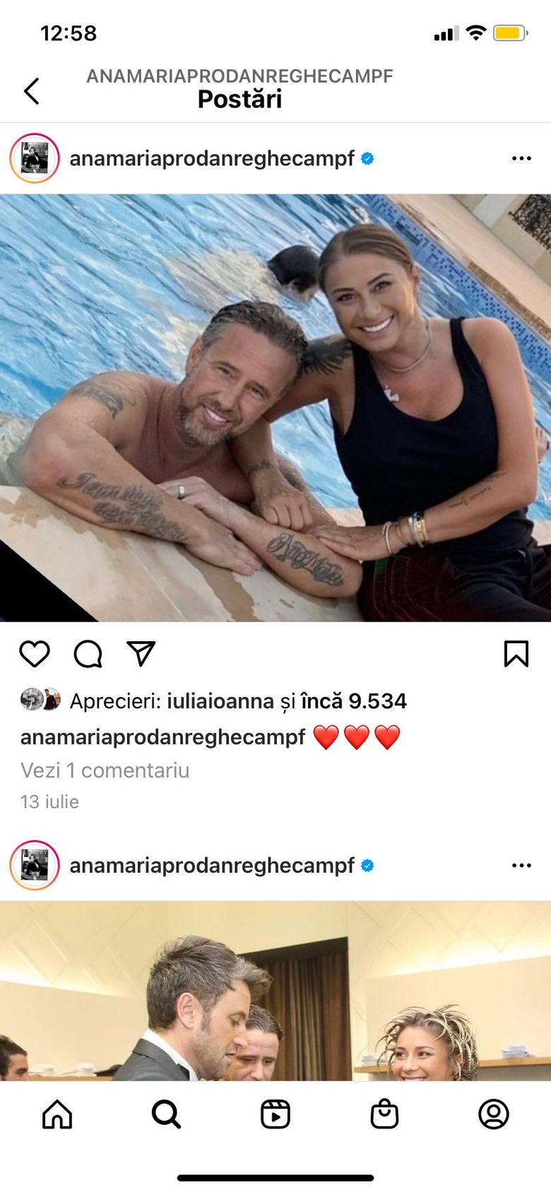 Anamaria Prodan și Laurențiu Reghecampf