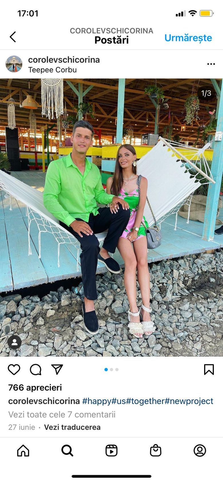 Corina Corolevschi și Mihnea Năstase